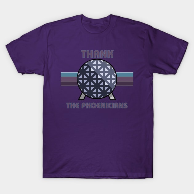 Thank the Phoenicians Purple T-Shirt by Bt519